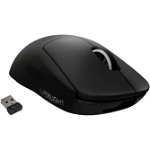 Mouse gaming Wireless Logitech Pro X Superlight 25k dpi, NVIDIA Reflex Negru 910-005880