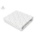 MimiNu - Cearceaf cu elastic pentru patut leagan sau patut co-sleeper, Dimensiune 90x40 cm, Din bumbac certificat Oeko Tex St...