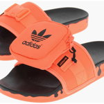 adidas Logoed Pouchylette Slides With Pouch Orange