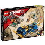 Lego Ninjago Masina de curse EVO a lui Jay si Nya 71776, Lego