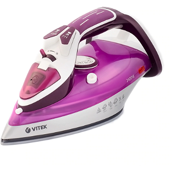 Fier de calcat VITEK VT-1246 350ml 140 g/min 2400W Violet, VITEK
