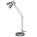  Lampa birou Zack KL 2103, argintie, 1 x E14, 40 W, klausen