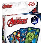 Carti de joc - 4 in 1 Shuffler Avengers, Cartamundi