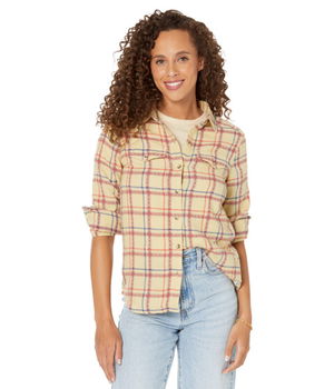 Imbracaminte Femei ToadCo Re-Form Flannel Shirt Barley, Toad&Co