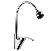 Baterie pentru bucatarie cu pipa flexibila Sanitec SN0017, monocomanda