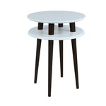 Masa de cafea Ufo High Light Grey / Black, Ø45xh61 cm