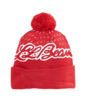 Accesorii Barbati LLBEAN LLBean Logo Pom Hat Mountain Red, L.L.BEAN