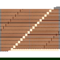 Gossi placi de pardoseala, 6 buc., maro, 60 x 30 cm, wpc, 1 m2, Gossi