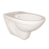 Bideu suspendat Fayans Zoom Neo, ceramica, evacuare laterala, 355 x 530 mm, alb, Fayans