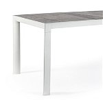 Masa pentru gradina Mason, Bizzotto, 160 x 90 x 74 cm, aluminiu/ceramica, gri, Bizzotto