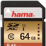 Card SDXC 64GB HAMA, Class 10, UHS-I, HAMA