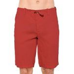 Linen bermuda red shorts 48, Saint Barth