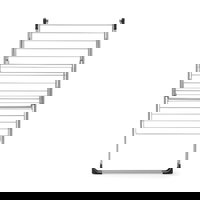 Uscator de rufe vertical, Brabantia, Tower, 23 m capacitate de uscare, otel, gri, Brabantia