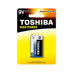 Baterie Toshiba 9V alcalina blister 1buc