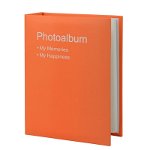 Album foto Conception, format 10x15, 100 poze, tip carte, piele ecologica, portocaliu, Procart
