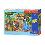 Puzzle 120 psc snow white and the seven dwarfs, 
