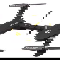 Drona iUni N809W Brate Pliabile WiFi Camera 2MP Transmisie Live pe Telefon Altitudine automata Negru