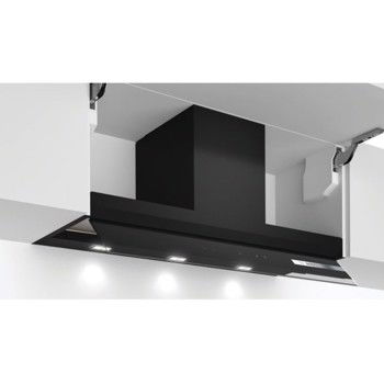Hota incorporabila Bosch DBB97AM60, Putere de absorbtie 749 m3/h, CleaAir, Control Touch, 3 trepte + 1 intensiv, 90 cm, Negru