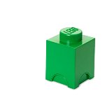 Cutie depozitare LEGO 1x1 verde inchis