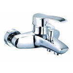 Baterie cada ZINOX ZLN-8525, Material alama, Finisaj crom, Cartus ceramic in doua trepte 40 mm, Cu furtun si para dus, Zilan