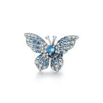 Talisman din argint Blue Butterfly Bead, EdenBoutique