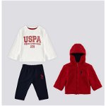 Set de jacheta pufoasa - bluza si pantaloni de trening, US Polo Assn