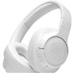 Casti Stereo JBL Tune 760NC, Bluetooth, Active Noise Cancelling, Pure Bass Sound, Baterie 35H, Microfon (Alb)