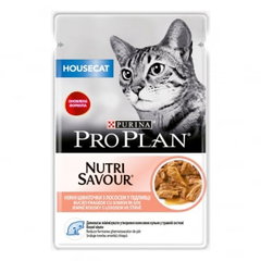 PRO PLAN® INDOOR Adult, cu Somon în sos, hrană umedă pentru pisici, 85 g
