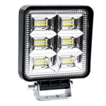 Proiector LED pentru Off-Road, ATV, SSV, putere 144W, culoare 6500K, tensiune 9-36V, dimensiuni 110 x 110 x 35 mm, AMIO