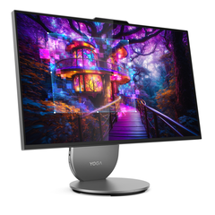 Sistem All-In-One Lenovo Yoga AIO 27IAH10  27" QHD Touch  Intel Core Ultra 7 255H  RAM 16GB  SSD 1TB  Windows 11 Home  Luna Grey, Lenovo