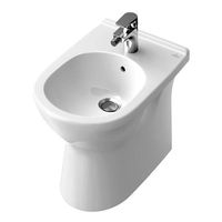 Bideu stativ Villeroy & Boch, O.Novo, 36 cm, alb alpin, 