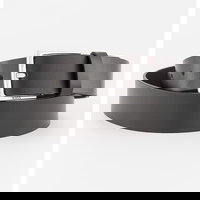 BOSS, Curea de piele Rummi, Maro inchis, 100