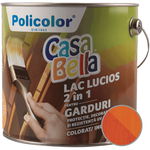 Lac pentru lemn Casabella, cires, pentru protectie, rezistenta UV, interior/ exterior, 2.5 l, Casabella