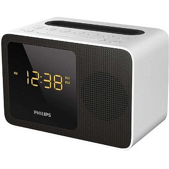 Radio cu ceas Philips AJT5300W/12, Bluetooth, Alarma (Negru)