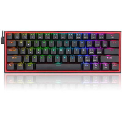 Tastatura Gaming Mecanica REDRAGON Fizz, USB, Layout US, negru
