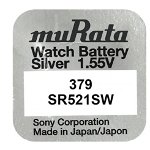 Pachet 10 baterii pentru ceas - Murata SR521SW - 379