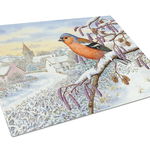 Caroline`s Treasures Carolines Comori ASA2193LCB Bull Finch sticla de tăiere Bord mare Multicolore 12H x 16W, 