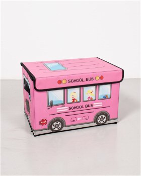 Cutie roz cu capac pentru depozitare, FARA BRAND