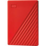 HDD extern WD My Passport 4TB, 2.5", USB 3.2 Gen1, Rosu