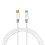 Cablu Apple Lightning 8-Pin tata la USB-C tata 3m alb Nedis