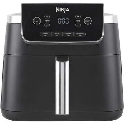 Friteuza cu aer cald Ninja Air Fryer Pro AF140EU 2000W, 4,7l, negru/silver, set cu carte de retete