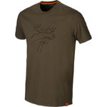 Set Tricou Graphic Willow Green/Slate Brown, Harkila