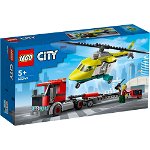 LEGO® City - Transportul elicopterului de salvare 60343, 215 piese