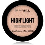 Rimmel Rimmel High'light Buttery-Soft Highlighting Powder rozświetlacz do twarzy 002 Candlelit 8g, Rimmel
