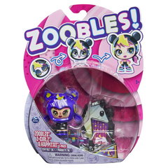 Bila transformatoare Spin Master Zoobles - Z-Girlz cu casa, sortiment