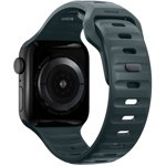 Accesoriu smartwatch Sport Strap compatibila cu Apple Watch 4/5/6/7/8/SE/Ultra 42/44/45/49mm, M/L, Albastru, NOMAD