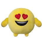 Jucarie de plus Emoji Emoticon (In love) 11 cm, OTHER