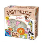 Baby puzzle Animale din jungla - 2,3,4 piese