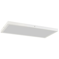 HOMCOM Set de 2 Plafoniere LED Subțiri cu Design Minimalist și Modern, Reglabile, Candelabru LED din Oțel și Plastic, 60x30x3,7 cm, Alb | Aosom Romania, HOMCOM