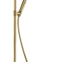 Coloana de dus Hansgrohe Raindance Select S 240 PowderRain 1jet cu baterie termostatata  gold optic lustruit, Hansgrohe